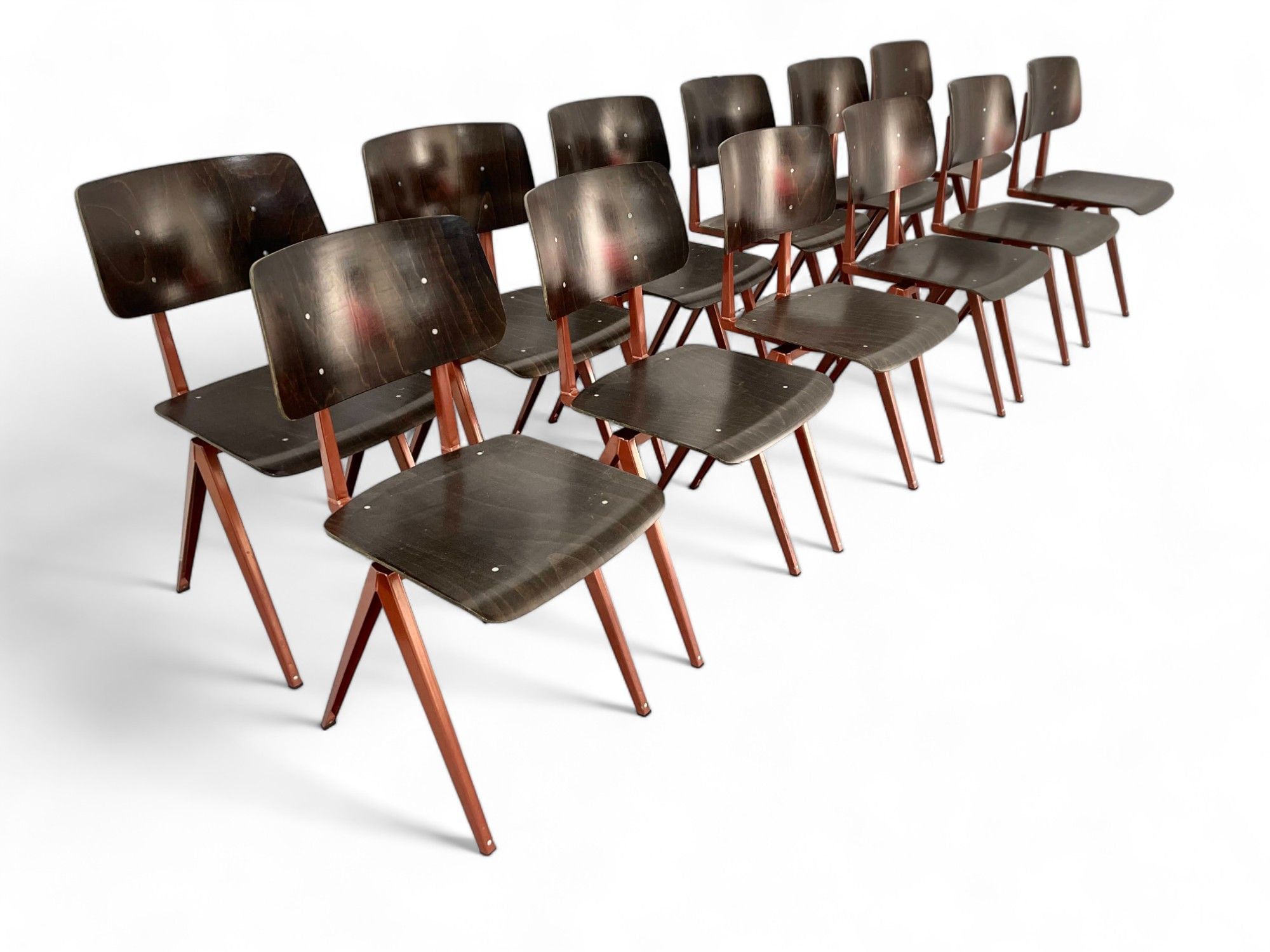 Collection of Galvanitas S16 chairs